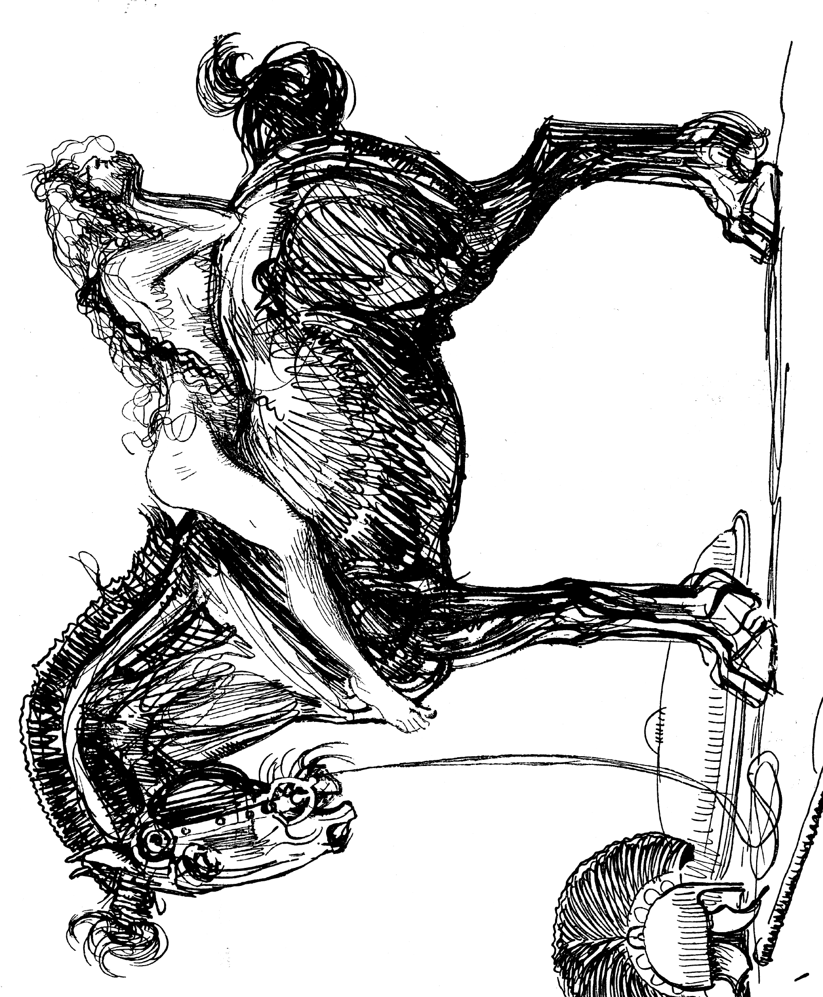 Heinrich Kley illustration scanned from 1911 book