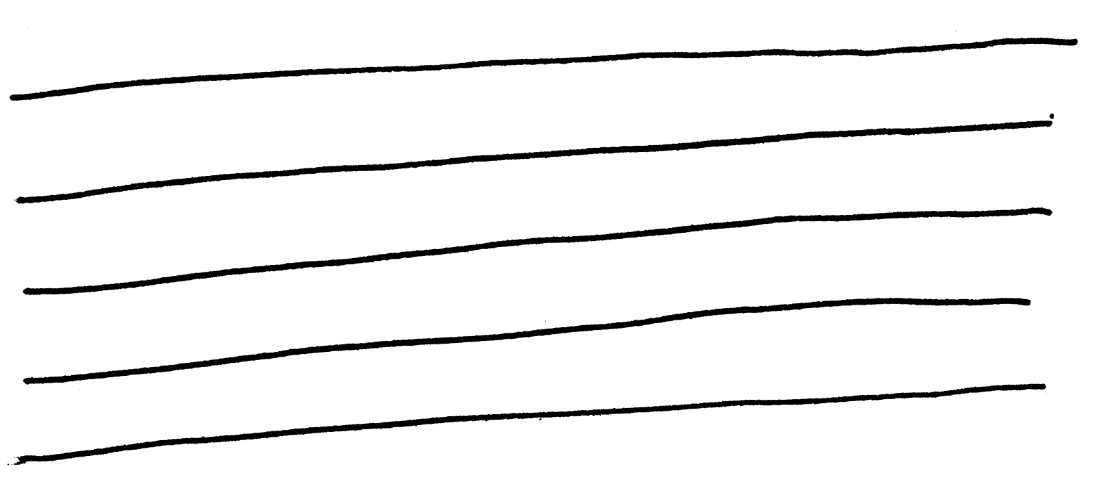 draw long straight lines as a drawing warm-up